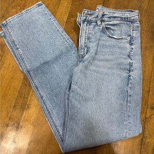 NWOT Womens American Eagle Super High Rise Straight Jeans